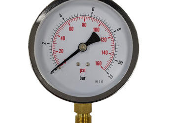Capsule pressure gauges & button cock